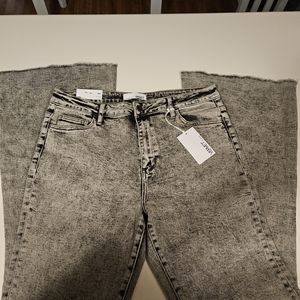 Vervet womens flare gray denim jeans size 32